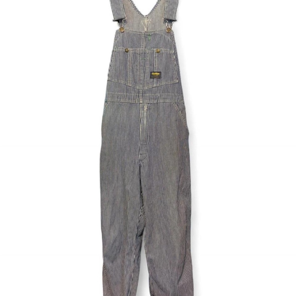 VINTAGE OshKosh B'gosh Blue Striped overalls